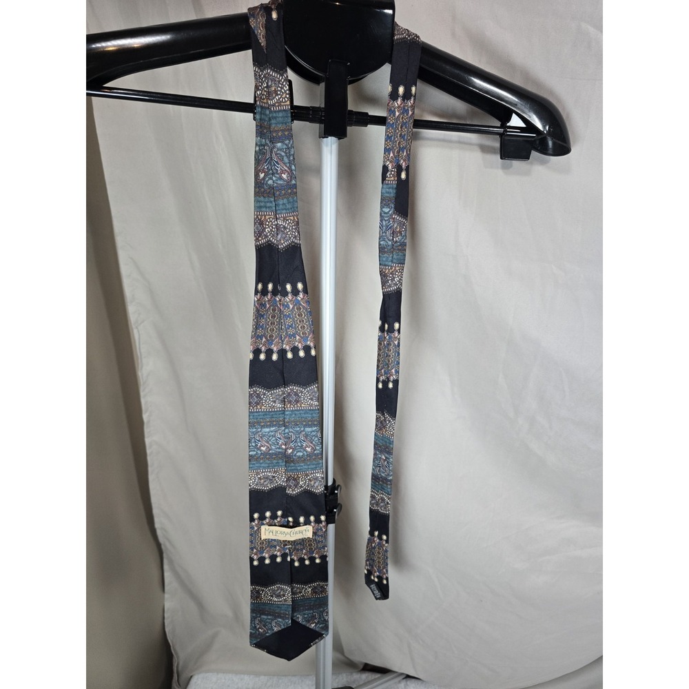 Vintage Mallory & Church Ltd. paisley necktie made of 100% silk in Mexico‎